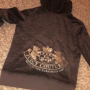 Brown Juicy Couture Zip Up